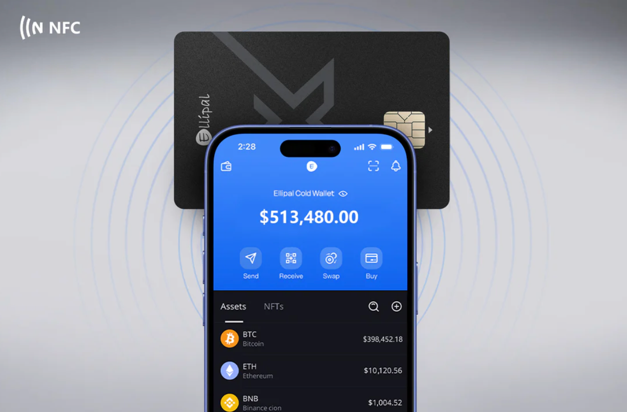 ELLIPAL X Card Cold Wallet Startpakke
